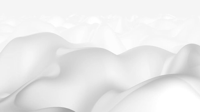 White bg wave hills able to loop endless 4k