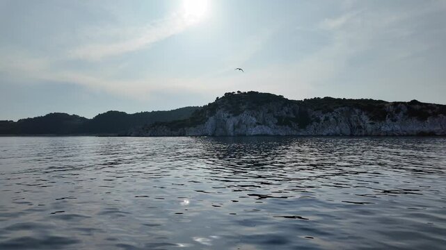 Amazing view of coastline of Skiathos Island, Sporades, Thessaly, Greece