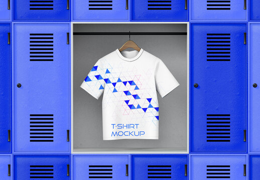 Locker Room T Shirt Mockup