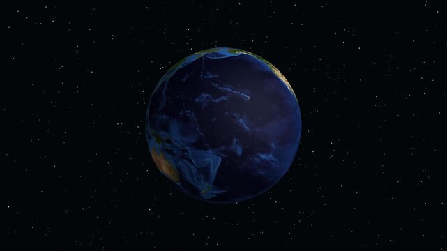 Earth Zoom Animation Focusing on Brooklyn United States Location