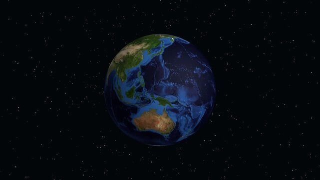 Animated Globe Zooming into Tiraspol Moldova with Geographic Data Overlay