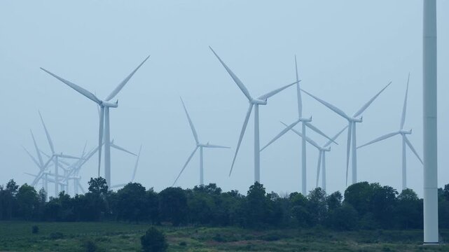 renewable energy wind turbine power plant HD