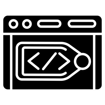 Meta Tags Vector Icon