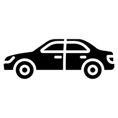 Unmarked Vehicle Vector Icon © SAMDesigning
