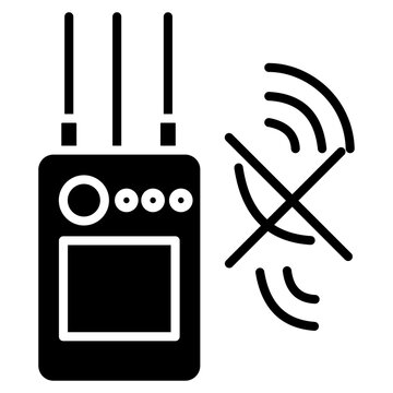 Signal Jammer Vector Icon