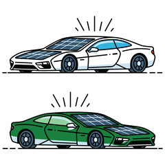Fototapeta premium Sports Car Vector Illustration