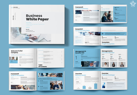 White Paper Brochure Template