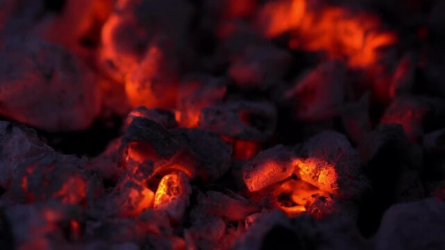 charcoal hot burning glowing grill bbq fire coals coal
