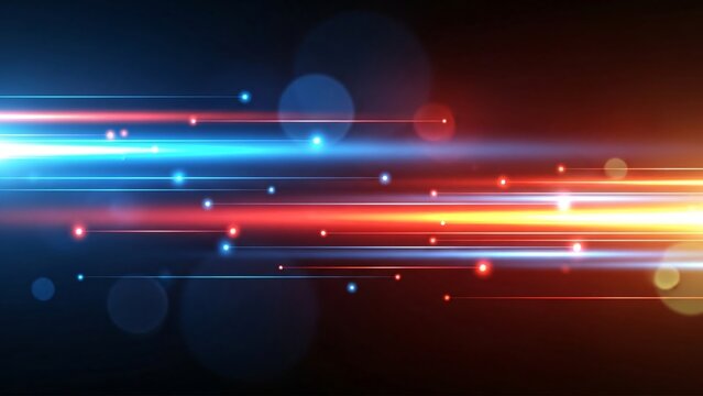 Dynamic abstract background with vibrant streaks of light in motion showcasing speed energy and modern technology themes for digital design projects