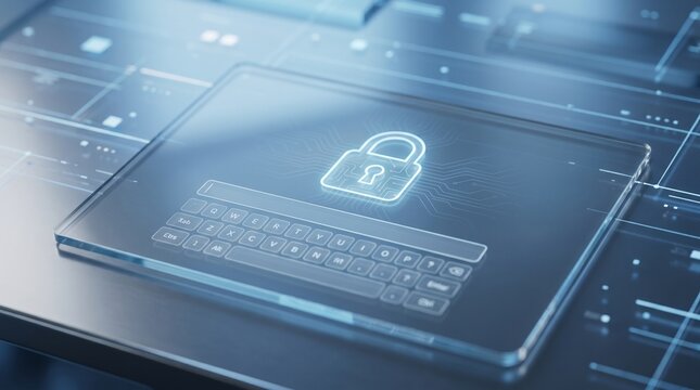 Digital security and data protection concept