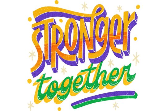 vibrant stranger things retro 80s party banner with colorful text and confetti for community events