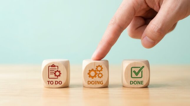 Kanban board tools for effective team management using To Do, Doing, and Done concepts.