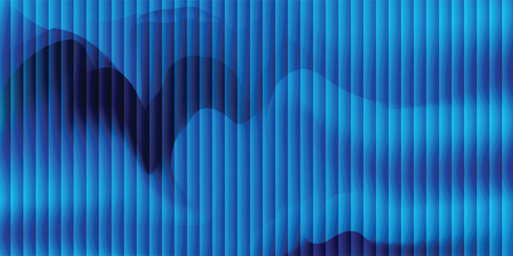 Soft glass ripple gradient in icy pale blue and lavender hues. illustration