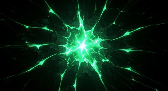 Abstract energy burst graphic