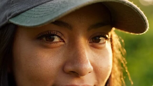 Close-up Portrait of a Young Woman teen facial