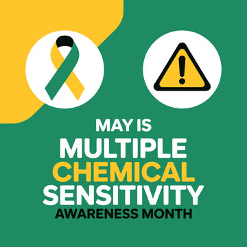 Awareness Poster Highlighting Multiple Chemical Sensitivity Month In May