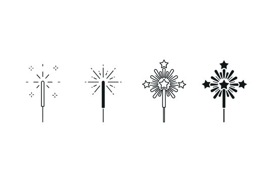 Sparkler Icons Set