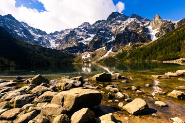 Morskie Oko Lake in Tatra Mountains National Park, Poland © gkrphoto