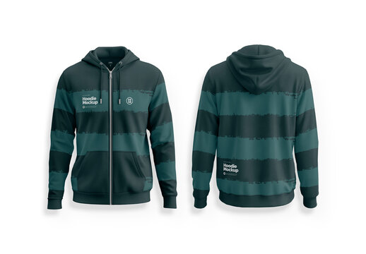 Men's Hoddie Mockup Realistic Render for Branding and Commercial Use