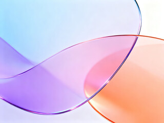 Obraz premium Abstract purple and orange fluid shape background