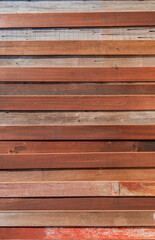 Fototapeta premium A plain wooden wall to use as a backdrop.