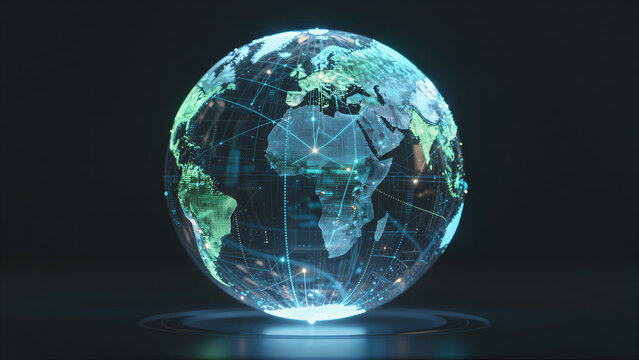 Global Data Network Projection for International Business Strategy