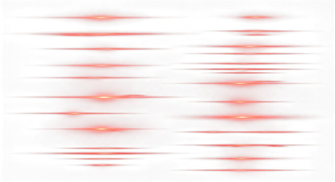 Horizontal red light streaks and glowing laser beams on a dark textured background, with a subtle, checkered pattern overlay