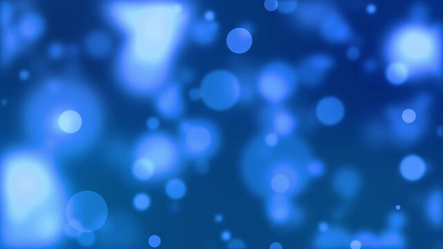 青い豪華な玉ボケ