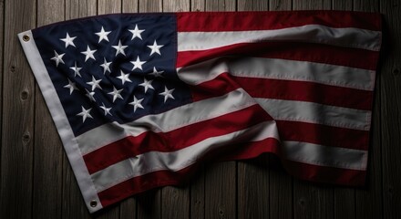 Obraz premium American independence day flag united states 4th of july patriotic symbol