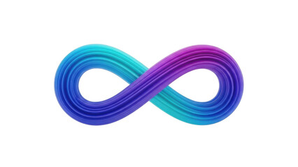 Naklejka premium Infinity symbol with vibrant gradient colors