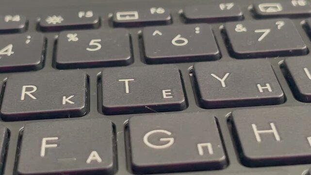 computer keyboard detail