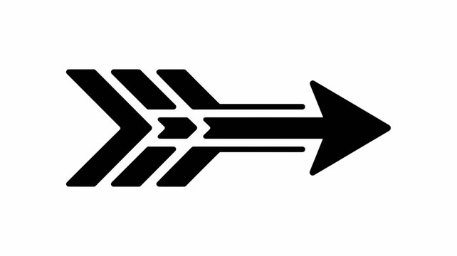 Triple-split arrow rejoining into one point &ndash; Suitable for corporate diversification, consolidation strategies, and focused scaling.