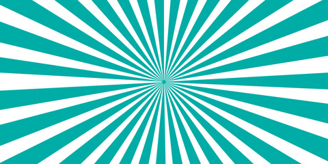 A mesmerizing teal burst radiating energy and dynamism, this vibrant design creates an optical illusion with its striking symmetrical pattern. © FANUSH