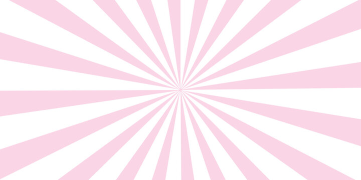 Radiant pink rays burst forth in an eye-catching design, providing a visually engaging backdrop, radiating positivity and energy.