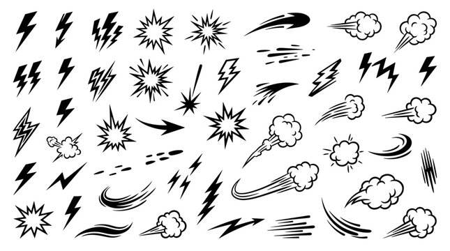 Dynamic Motion Effects and Energy Bursts Collection