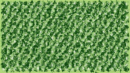 Emerald Grunge Mosaic. A vibrant green abstract pattern with distressed textures, ideal for nature-themed backgrounds, artistic web design, or creative digital overlays. © leeeel356
