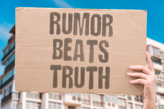 "Rumor Beats Truth" Unverified circulating claims consistently attract more attention than carefully sourced journalism. UNVERIFIED. CIRCULATING. CLAIMS. JOURNALISM. ATTENTION.