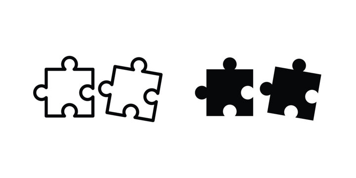 Compatibility icon design collection in black