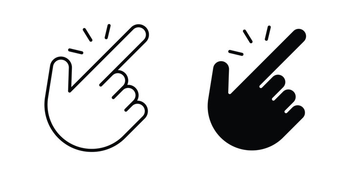 Easy icon design collection in black