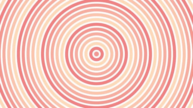 Captivating abstract pattern featuring radiating concentric circles in soft pastel hues, evoking a sense of gentle movement and rhythmic expansion