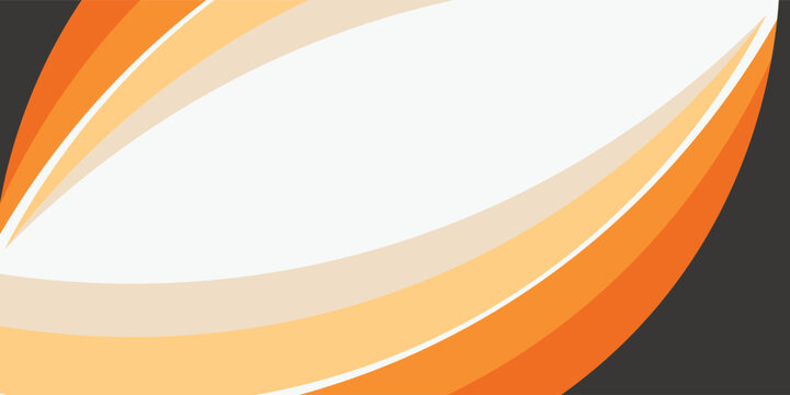 Abstract Orange Wave Background With Curved Lines And White Space For Modern Business Design