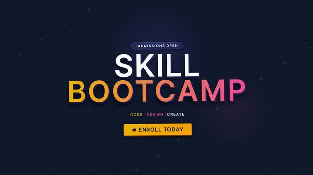 Skill Bootcamp Admissions Open for Online Education and Training Program