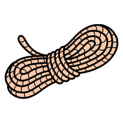 cartoon illustration of a rope © GOOKKIK