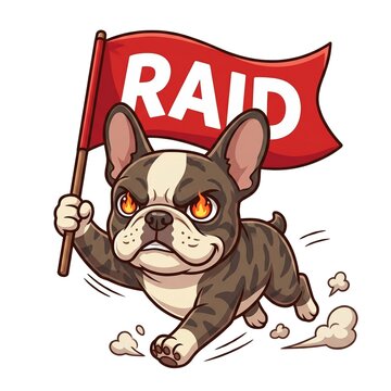 Cute French Bulldog Emotes, Kawaii Dog Expressions