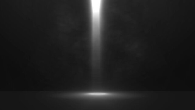 Background of flashing lights on a smoky stage