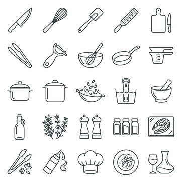 Kitchen Utensils and Cooking Tools.