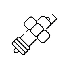Obraz premium Spark Plug vector icon