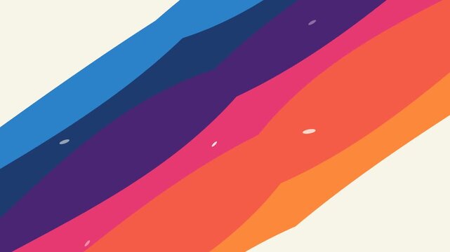 Vibrant colorful stripes on background.