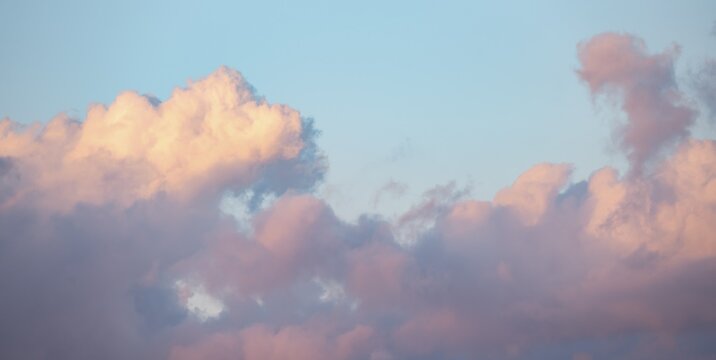 Atmospheric clouds at sunset, Paros, Cyclades, Greece