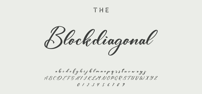 signature Font Calligraphy Logotype Script Brush Font Type Font lettering handwritten. Minimal modern urban fonts for logo, brand etc. Typography typeface uppercase lowercase and number.